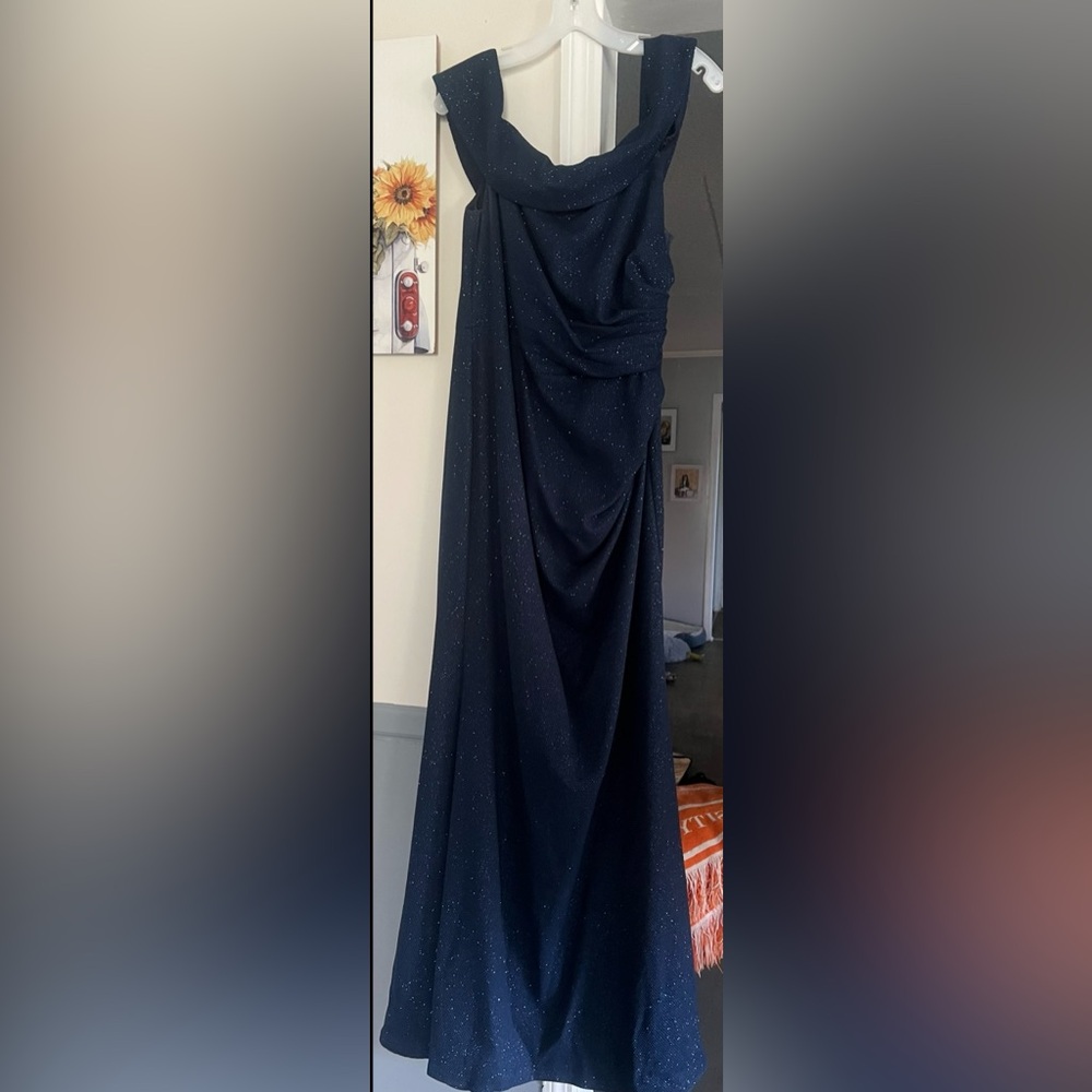 Formal dress. Navy blue. Wore one time. Bought from David’s bridal.